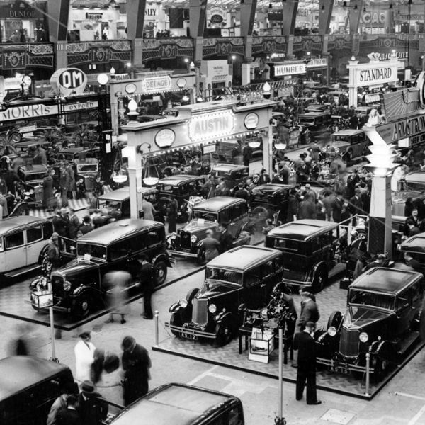 International Motor Show in London. 1932.  (Photo by Austrian Archives (S)/Imagno/Getty Images)