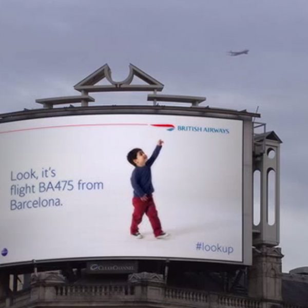 British-Airways- outdoor interativo