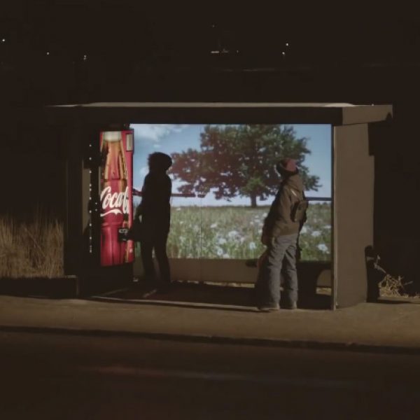 ponto de onibus coca cola