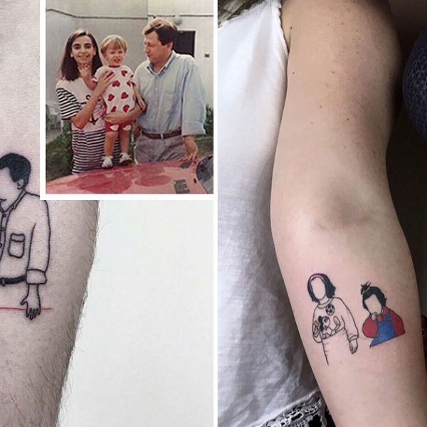 tatuagem de familia